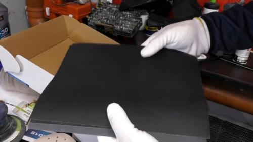 Восстановление фар горелкой. Процесс химической полировки