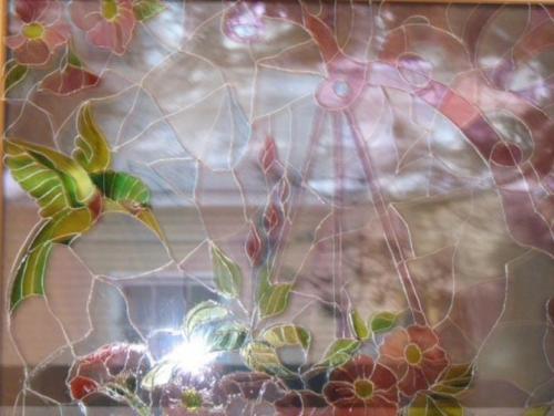 Витражные краски на оргстекле. Краски по стеклу