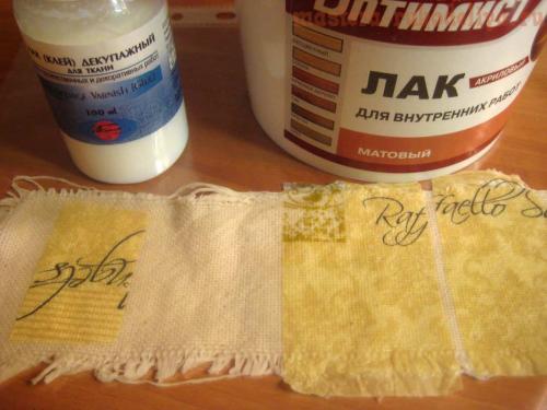 Лак для акриловой краски по ткани. Лаки разные нужны, лаки разные важны 03