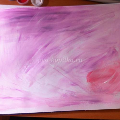 Рисунки акриловыми красками для начинающих поэтапно. 7 основных техник рисования акварелью, акрилом, гуашью 21