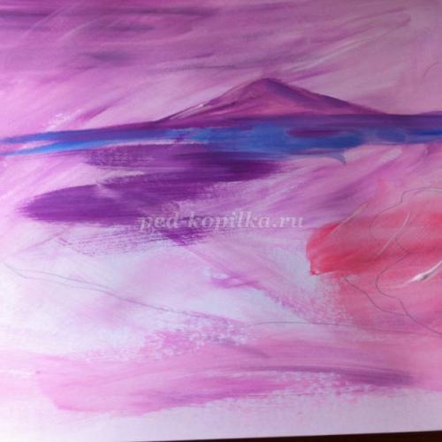 Рисунки акриловыми красками для начинающих поэтапно. 7 основных техник рисования акварелью, акрилом, гуашью 22