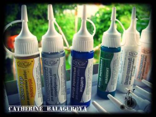 Роспись керамики акрилом. Что необходимо