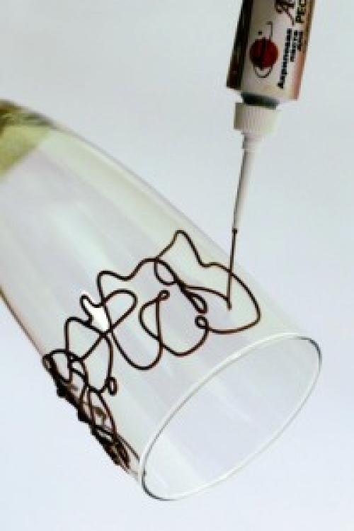 Роспись стекла акриловыми красками для начинающих. Роспись стекла акриловыми красками