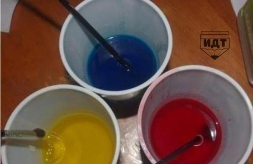 Витражные краски своими руками. 01