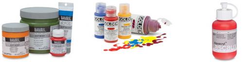 Лучшие и Бюджетные Акриловые краски для рисования. Основные свойства акриловых красок 05