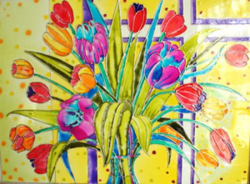 Витражные краски, как рисовать. Витражи для детей. Как рисовать витражными красками