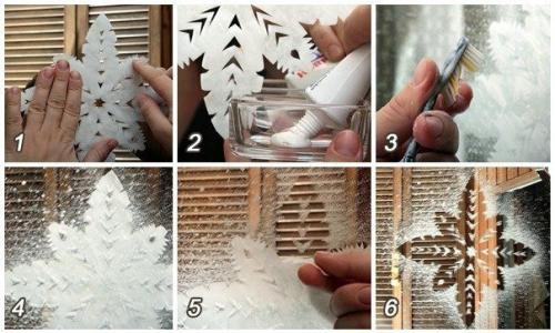 Чем можно рисовать на окнах. Новогодние рисунки на окнах: рисуем зубной пастой