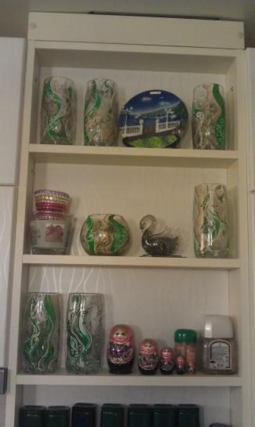 Роспись по стеклу для начинающих. Роспись акриловыми красками по стеклу: мастер класс для начинающих (роспись бутылки), описание различных видов красок и сопутствующих материалов, иллюстрации и видео материалы 06 Роспись по стеклу для начинающих. Роспись акриловыми красками по стеклу: мастер класс для начинающих (роспись бутылки), описание различных видов красок и сопутствующих материалов, иллюстрации и видео материалы 06