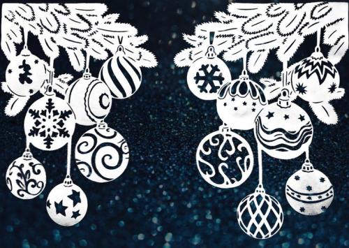 Рисунки на окне на Новый год. Новогодние рисунки на окне гуашью 02