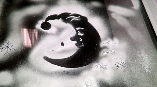 Лёгкие рисунки на окнах. Украшение окон к Новому году