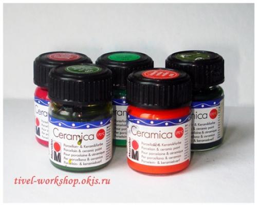 Краска для керамики без обжига. О материалах