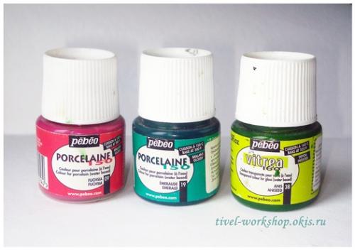 Краска для керамики без обжига. О материалах