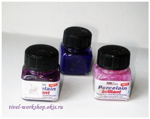 Запекаемые краски по керамике. О материалах