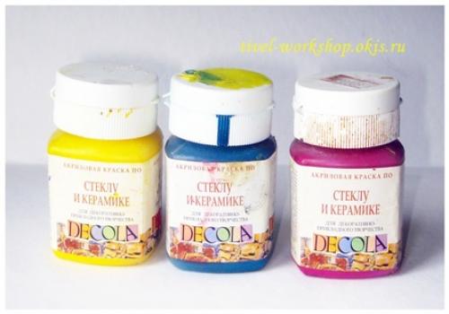 Запекаемые краски по керамике. О материалах