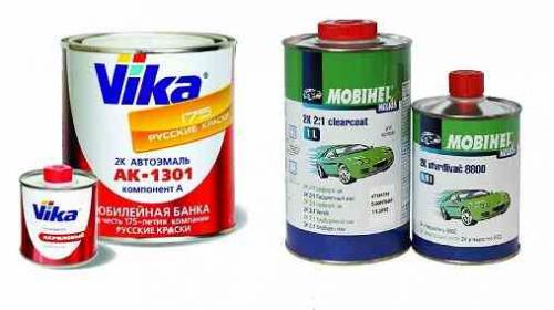 Акриловая краска для авто. Акриловая эмаль.
