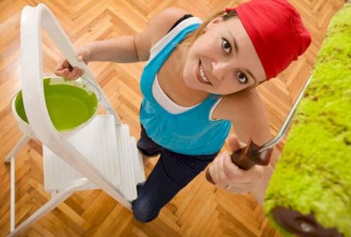 Покраска стен акриловой краской своими руками. Декоративные фактурные краски 07