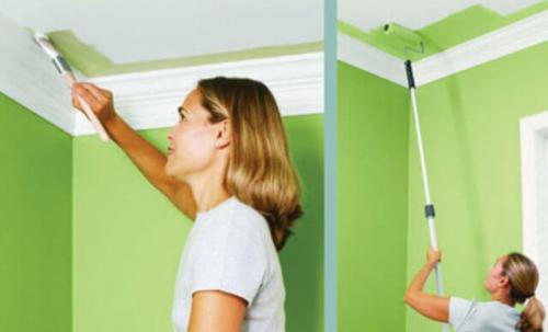 Покраска стен акриловой краской своими руками. Декоративные фактурные краски 04