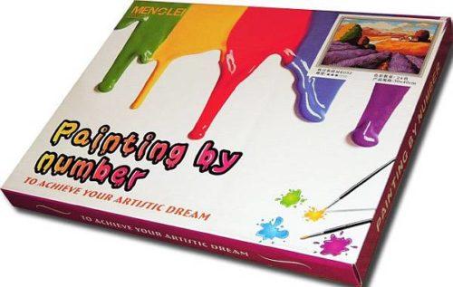 Краски для картин по номерам. Виды наборов для рисования картин по номерам