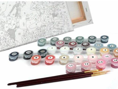 Краски для картин по номерам. Виды наборов для рисования картин по номерам