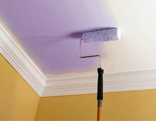 Как покрасить потолок акриловой краской. Как красить потолок акриловой краской