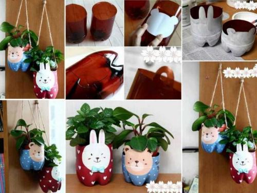 Поделки из пластиковых бутылок для дома. Поделки из пластиковых бутылок: основные идеи и варианты использования бытового пластика (90 фото)