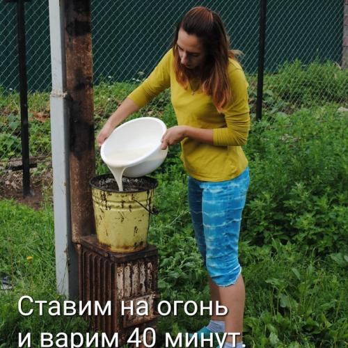 Вечная краска для дерева. Как сварить краску для фасада своими руками.