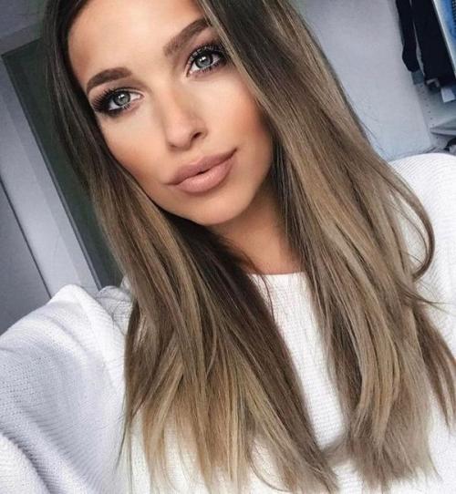 Как получить цвет волос молочный шоколад. Молочный цвет волос — секрет выбора идеального оттенка 12