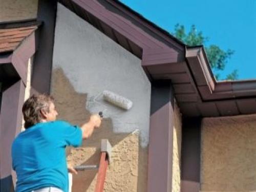 Фасадная краска по бетону. Как выбрать фасадную краску для бетона? 17