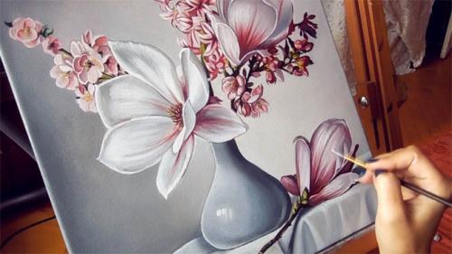 Маленькие хитрости при работе с акриловыми красками. 10 секретов работы с акриловыми красками 04