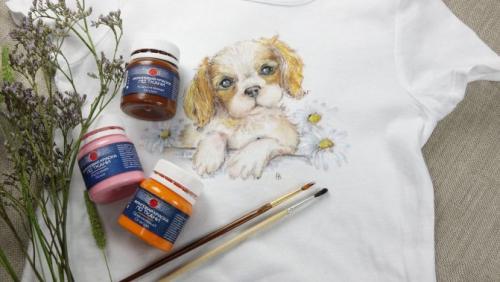 Как закрепить акриловую краску на ткани. Свойства и особенности акриловых красителей