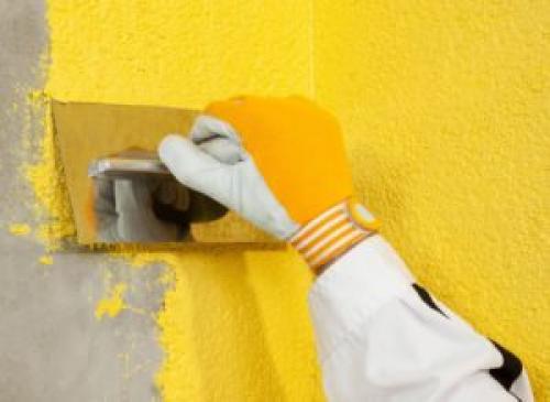 Как сделать цветную шпаклевку. Фактурные смеси