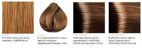 Пепельно-карамельный цвет волос эстель. Карамельный цвет волос — краска